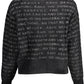 Desigual Glamorous Black Long-Sleeved Round Neck Sweater