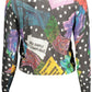 Desigual Chic Long-Sleeved Contrasting Sweater
