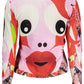 Desigual Chic Pink Contrasting Detail Sweater