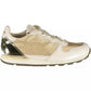 Diadora Beige Lace-Up Sneaker with Contrasting Details