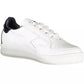 Diadora Elegant White Lace-Up Sneakers with Contrast Detail