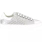Emporio Armani Silver Lure Sports Sneakers with Contrasting Details