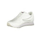 Fila Chic White Lace-Up Sneakers with Contrast Detailing
