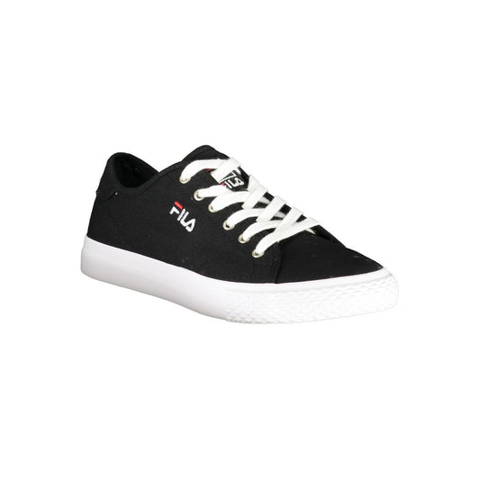 Fila Sleek Black Laced Sports Sneakers