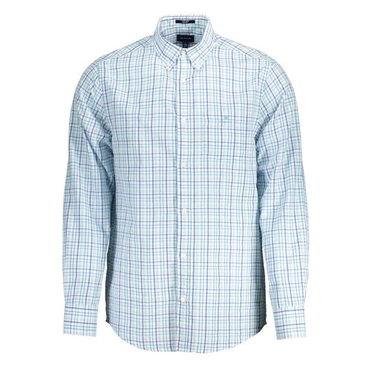 Gant Elegant Light Blue Long Sleeve Button-Down Shirt