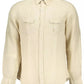 Gant Beige Linen Double Pocket Shirt