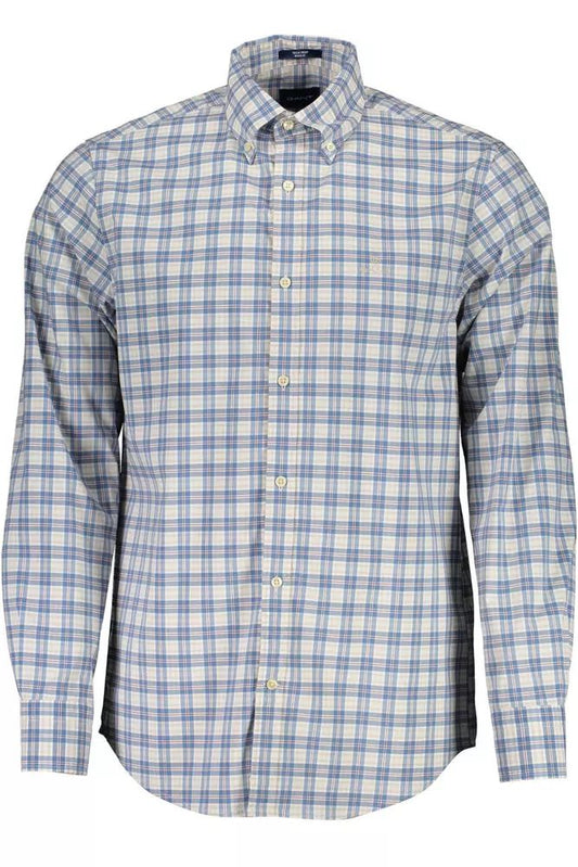 Gant Sophisticated Blue Long-Sleeved Shirt
