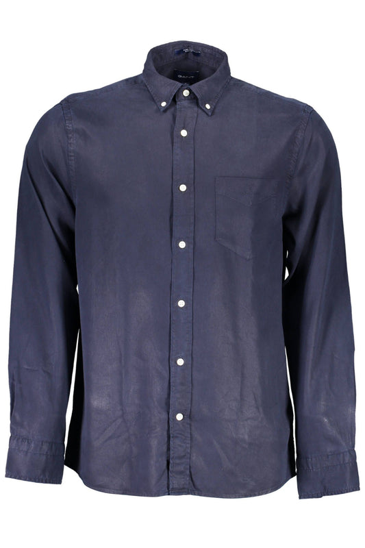 Gant Sophisticated Blue Long Sleeve Shirt for Men