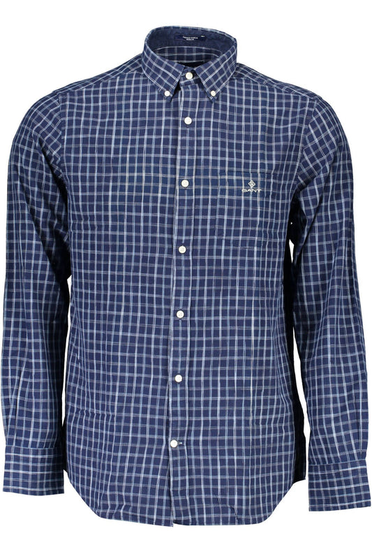 Gant Elegant Blue Organic Cotton Shirt for Men