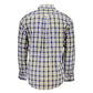 Gant Elegant Blue Cotton Button-Down Shirt