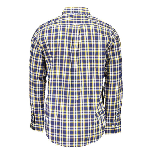 Gant Elegant Blue Cotton Button-Down Shirt