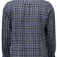 Gant Elegant Long-Sleeved Blue Cotton Shirt