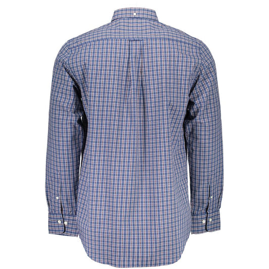 Gant Elegant Purple Long Sleeve Button-Down Shirt