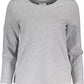 Gant Chic Gray Side-Zip Sweatshirt with Elastane Blend