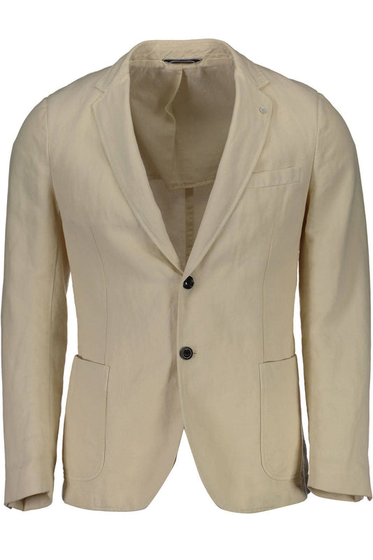 Gant Elegant Beige Long Sleeve Classic Jacket
