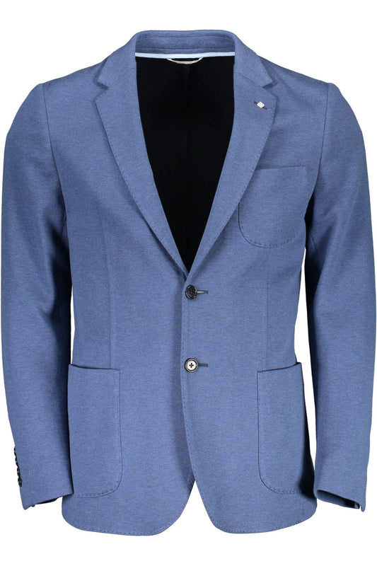 Gant Elegant Cotton Blend Blue Jacket