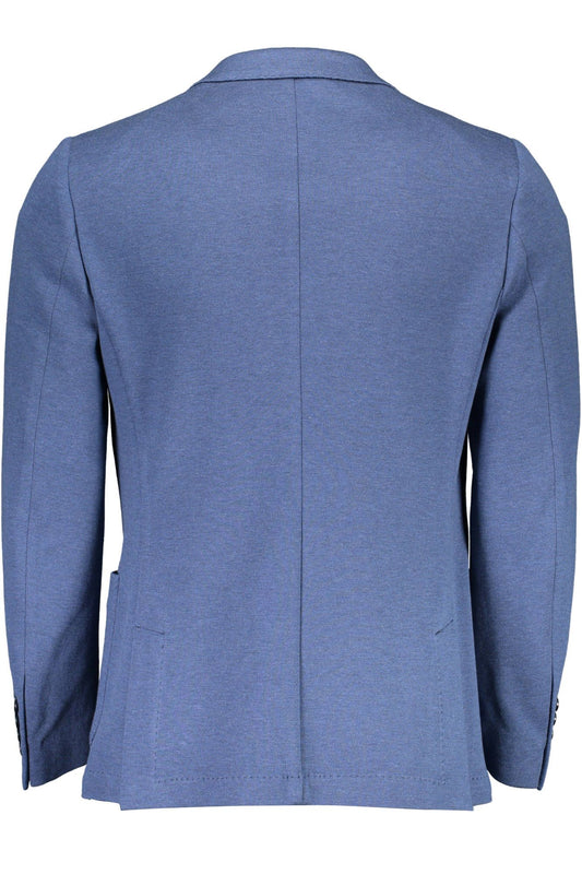 Gant Elegant Cotton Blend Blue Jacket