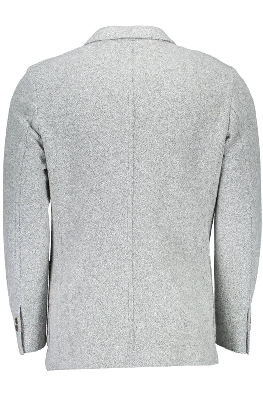 Gant Elegant Gray Long Sleeve Classic Jacket
