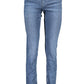 Gant Chic Faded Blue Button-Zip Jeans
