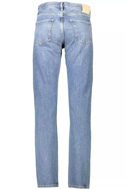Gant Light Blue Cotton Classic 5-Pocket Jeans