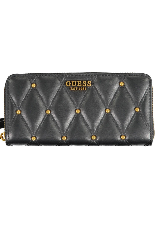 Guess Jeans Chic Contrasting Details Zip Wallet