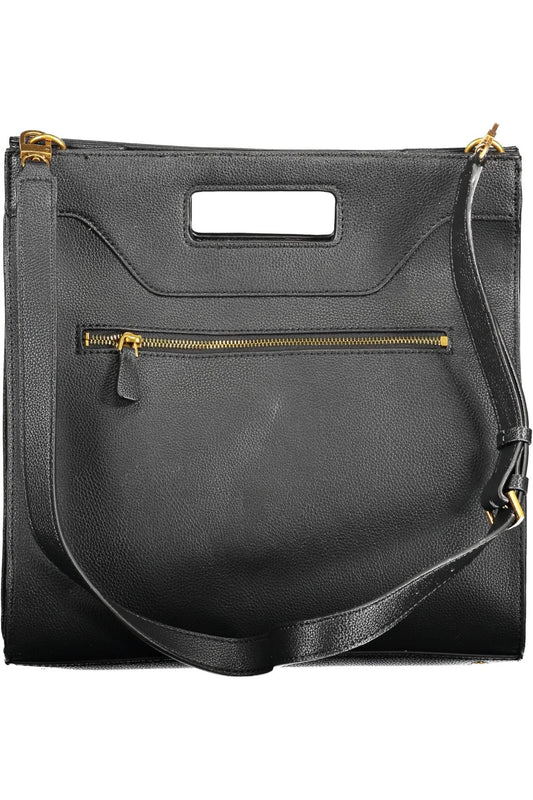 Guess Jeans Chic Black Handbag with Contrasting Details