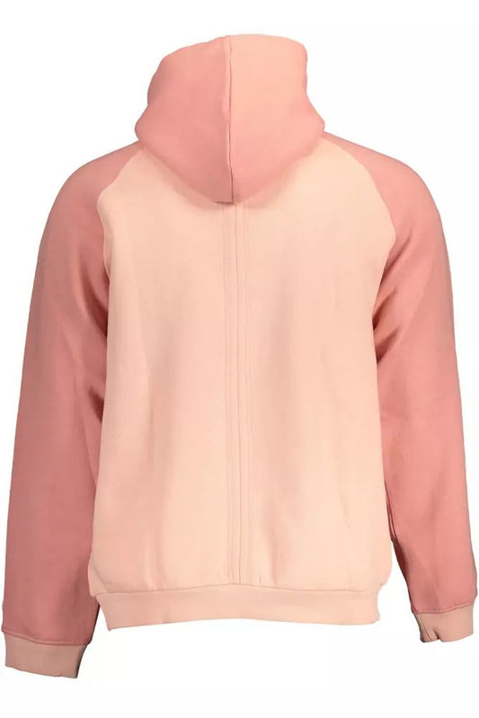 Guess Jeans Premium Pink Hooded Sweatshirt with Logo