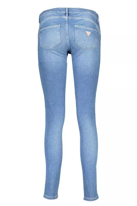 Guess Jeans Chic Skinny Blue Jeans with Faded Effect