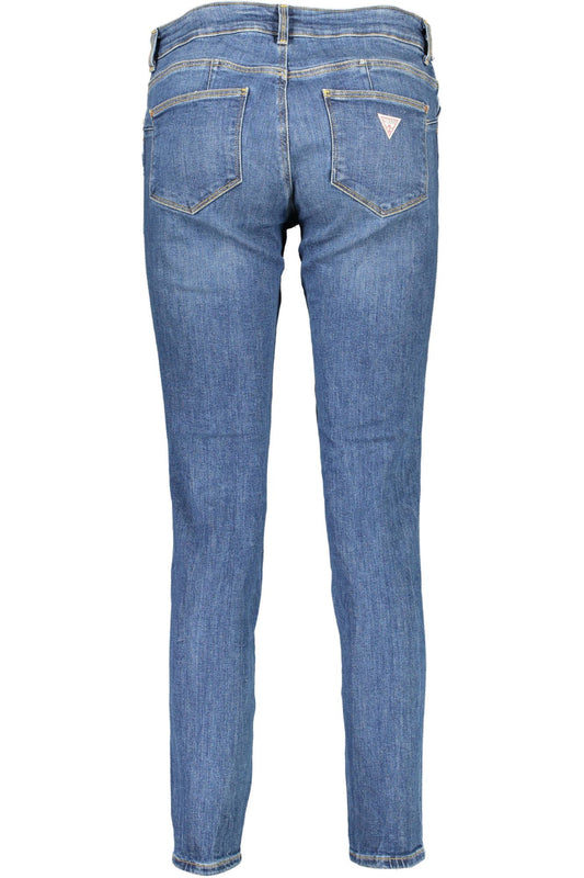 Guess Jeans Chic Faded Skinny Jeans with Logo Detail