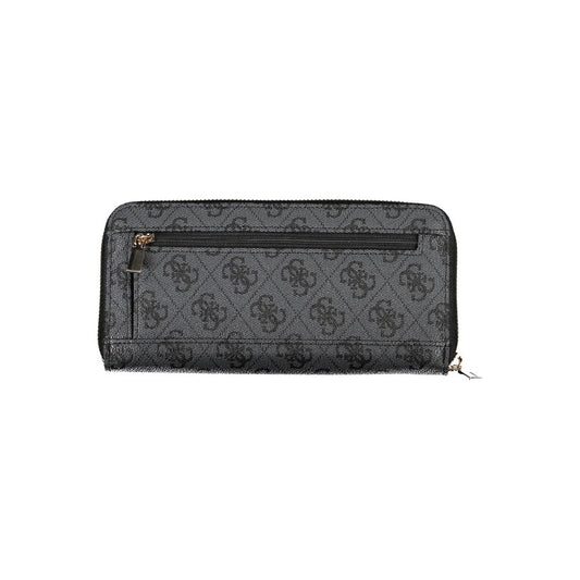 Guess Jeans Chic Gray ECO Wallet with Contrasting Details