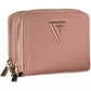 Guess Jeans Chic Pink Double Wallet with Contrasting Accents