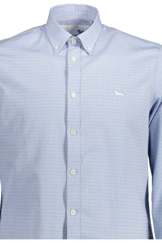 Harmont & Blaine Light Blue Cotton Regular Fit Shirt