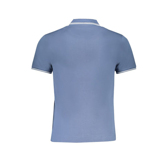 Harmont & Blaine Blue Cotton Polo Shirt