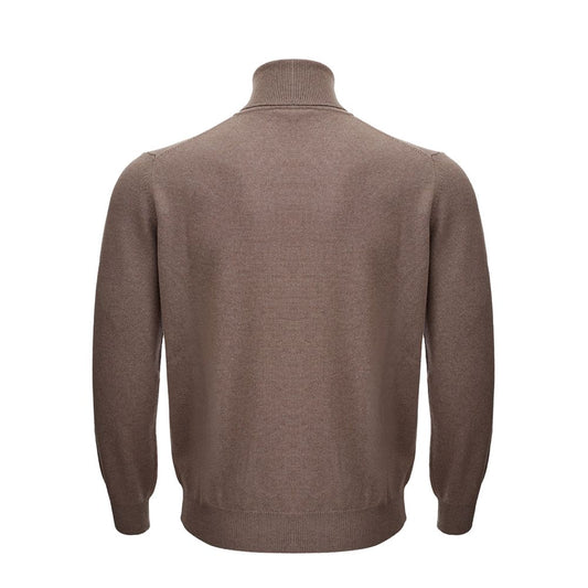 KANGRA Elegant Brown Woolen Sweater for Men