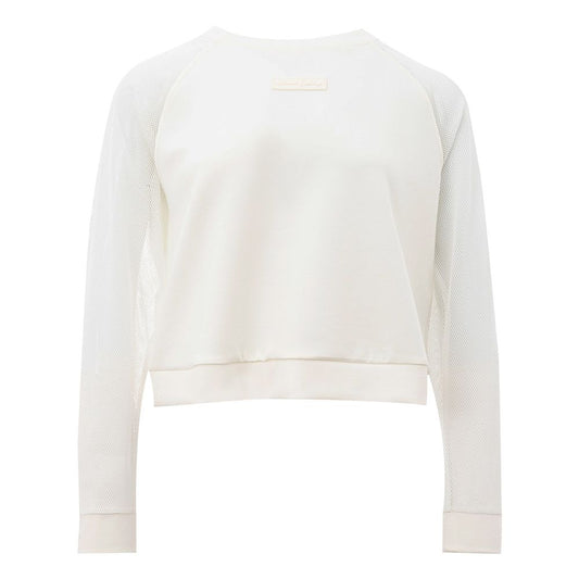 Armani Exchange Elegant White Polyamide Sweater for Women