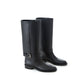 Burberry Elegant Leather Boots in Timeless Black
