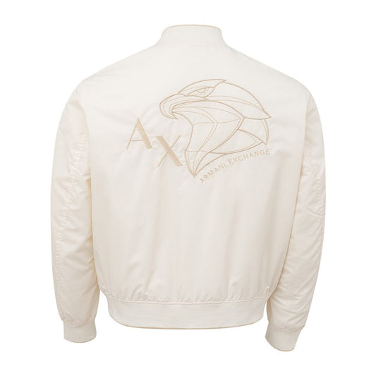Armani Exchange Elegant White Men's Designer Jacket