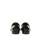 Burberry Elegant Leather Flat Shoes in Timeless Black
