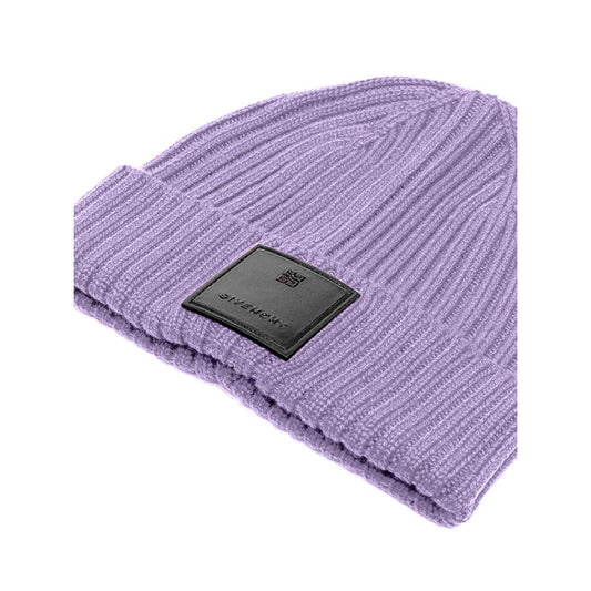 Givenchy Elegant Purple Wool Cap