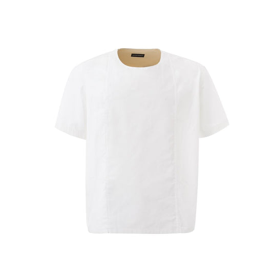 Emporio Armani Elegant White Cotton Men's Shirt