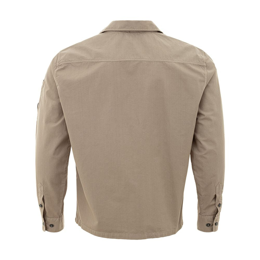 C.P. Company Beige Cotton Shirt for the Modern Man