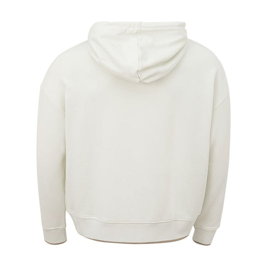 Armani Exchange Elegant White Cotton Sweater for Men