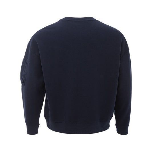 Armani Exchange Chic Blue Cotton Sweater for Men