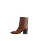 Burberry Elegant Leather Brown Boots for Sophisticated Style