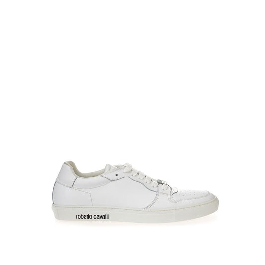 Roberto Cavalli Elegance Meets Comfort White Sneakers