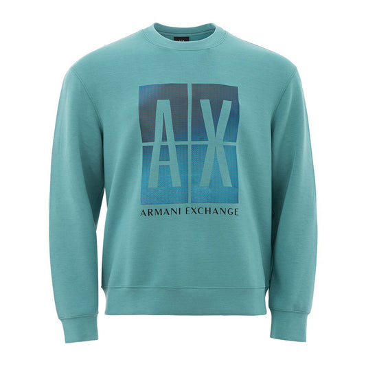 Armani Exchange Sophisticated Green Modal Sweater