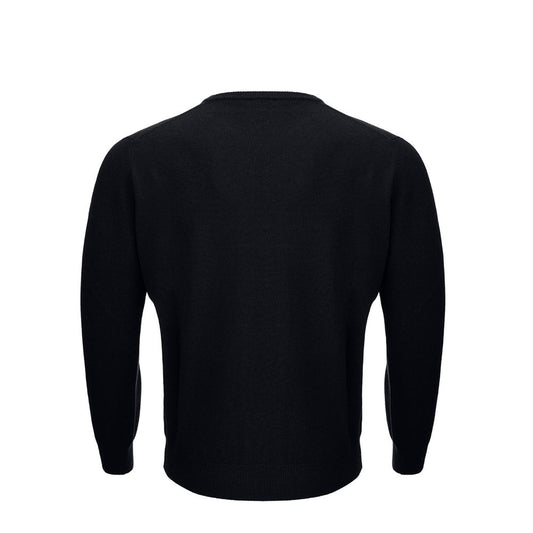 KANGRA Elegant Wool Sweater for Men in Classic Black