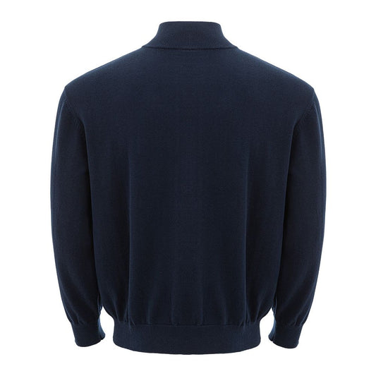 Armani Exchange Elegant Blue Cotton Sweater for Men