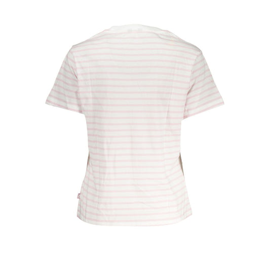 K-WAY Chic White Contrast Detail Tee