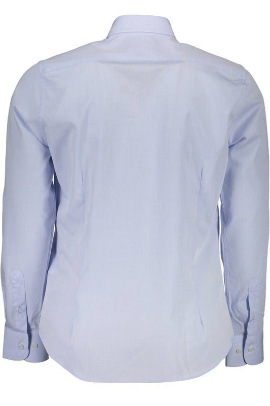 La Martina Elegant Light Blue Cotton Shirt